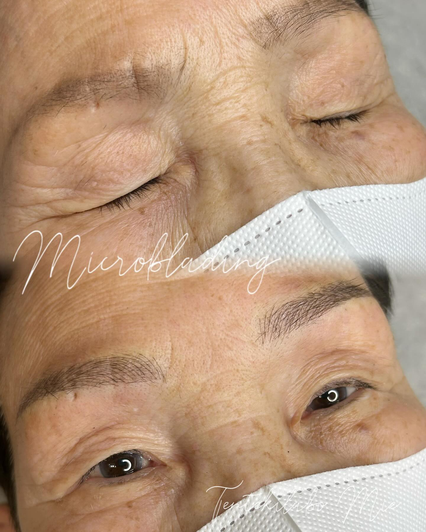 毛並み眉、3D眉