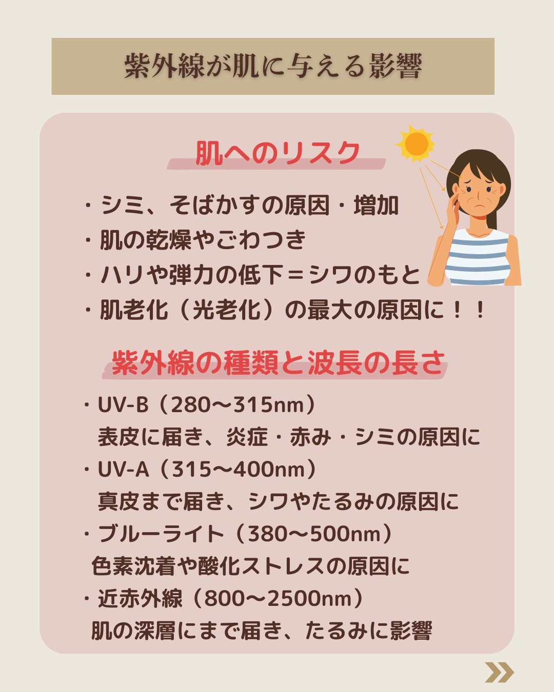 🌞紫外線対策、できていますか?🌞